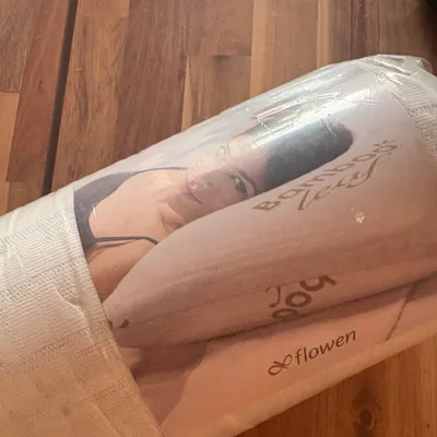 oreiller 70x40 cm mousse à mémoire de forme bambou blanc flowen